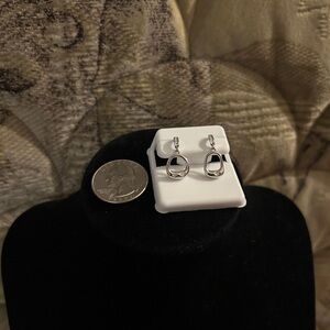 925 Sterling Silver Moissanite Drop Earrings - 0.50 ctw